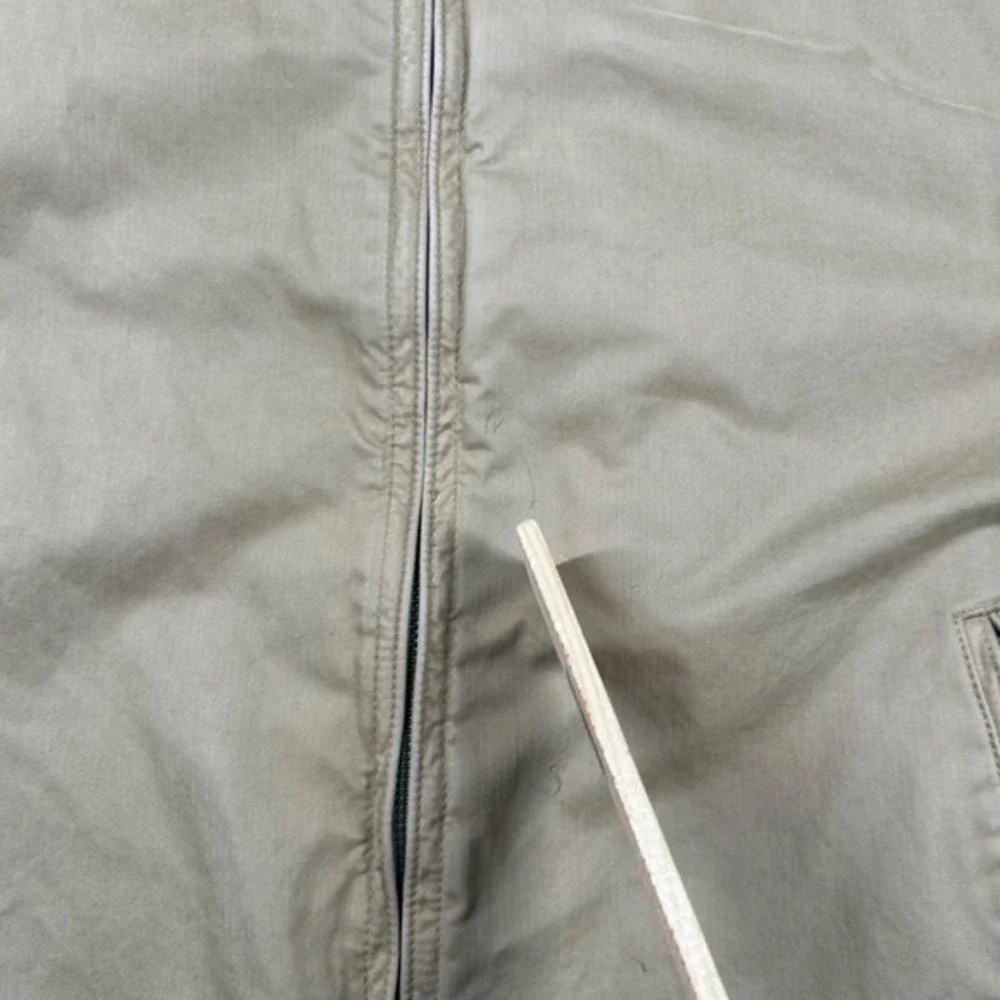 Banana Republic Jacket Mens XL Harrington Moto Mandarin Collar Canvas‎ Zip Dad